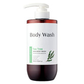and by mixsoon Tea Tree AHA Body Wash