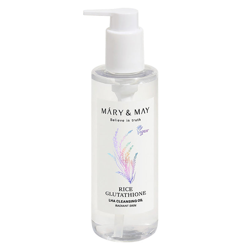 Mary & May - Rice Glutathione LHA Cleansing Oil Korean Skincare UK Mary & May - Rice Glutathione LHA Cleansing Oil Korean Skincare UK