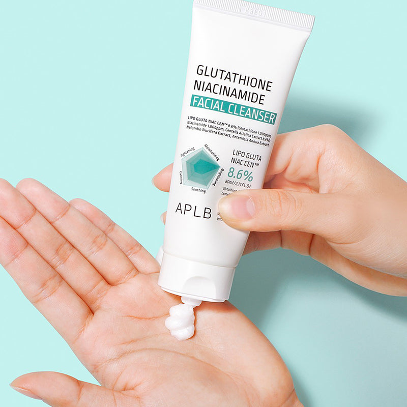 glutathione niacinamide facial cleanser APLB glutathione niacinamide facial cleanser APLB