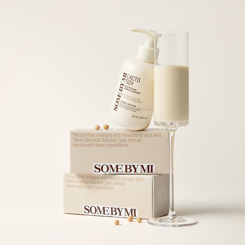 Some By Mi Lacto Soy Mild Peeling Bubble Cleanser I Korean