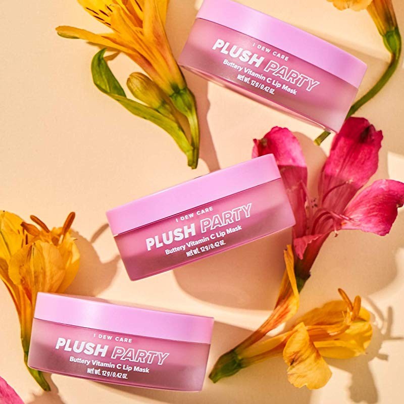 plush party buttery vitamin c lip mask I Dew Care 0.42 oz (12 g) I DEW CARE Plush Party