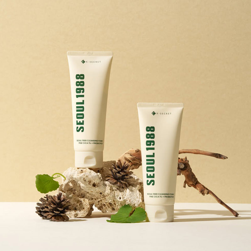 SEOUL 1988 Cleansing Foam : Pine Cica 1% + Probiotics