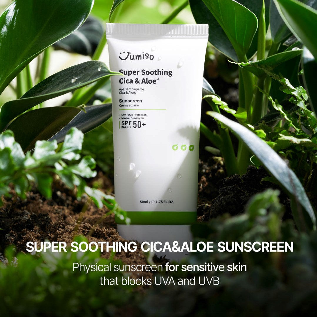  Super Soothing Cica & Aloe Sunscreen SPF50+ PA++++ - Korean-Skincare