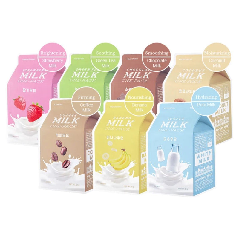  Milk One Pack #White Milk - Korean-Skincare