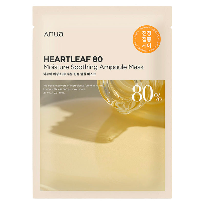 Heartleaf 80 Moisture Soothing Ampoule Mask