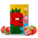  Runaway Strawberry 3-step Nose pack - Korean-Skincare